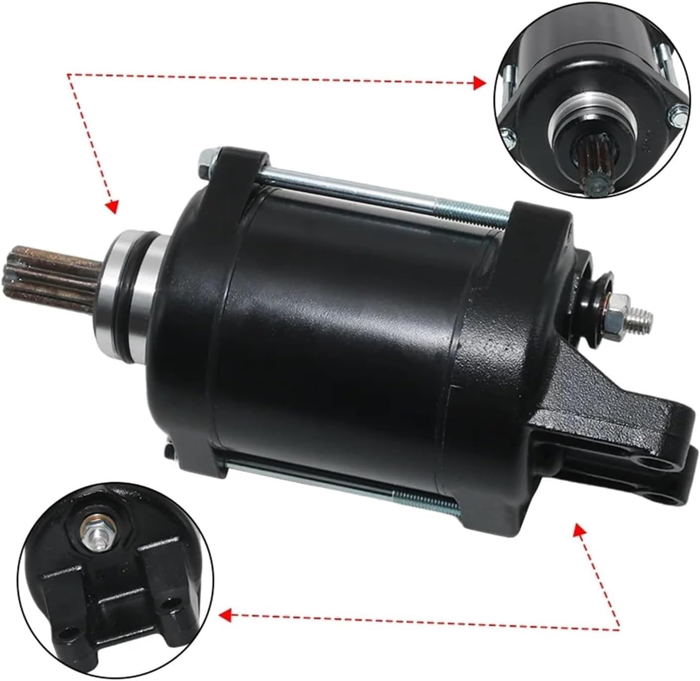 バイク用セルモーター 用 カワサキ ZX1000 用 ニンジャ ZX-10R